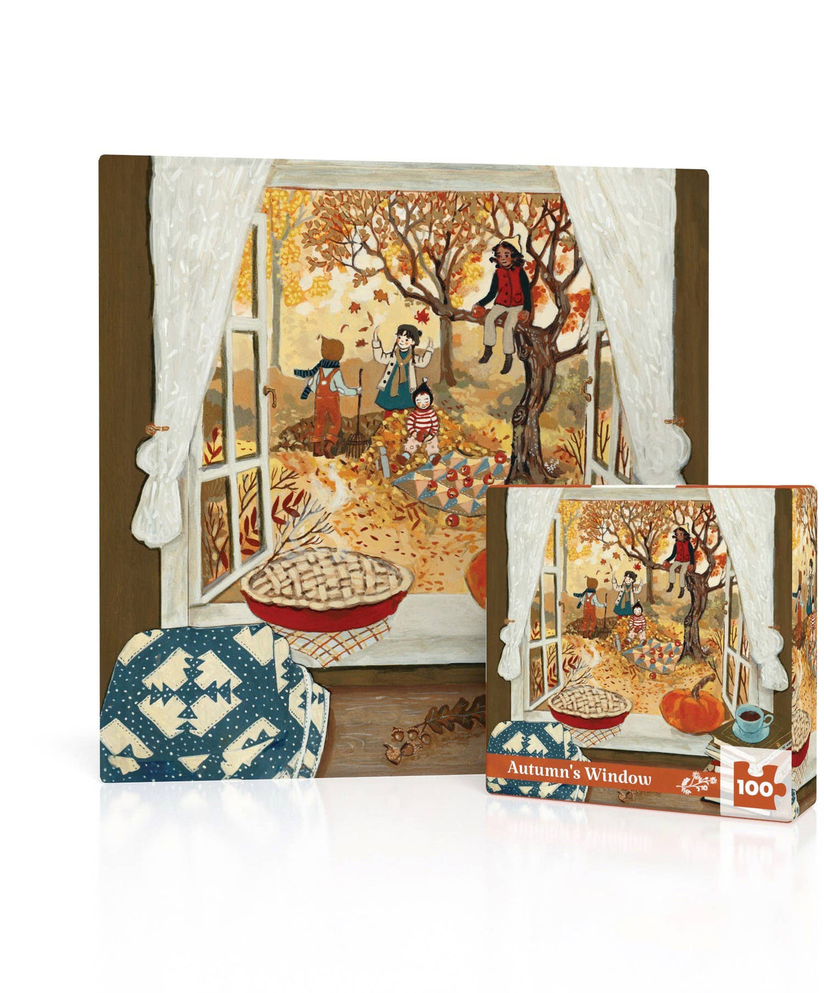 Autumn's Window - Mini 100 Piece Puzzle