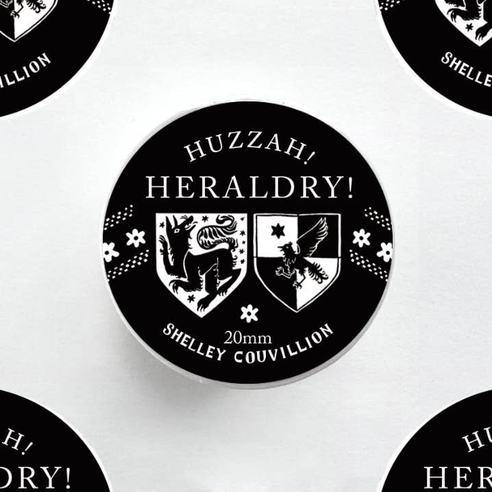 Heraldry Medieval Banner Washi Tape