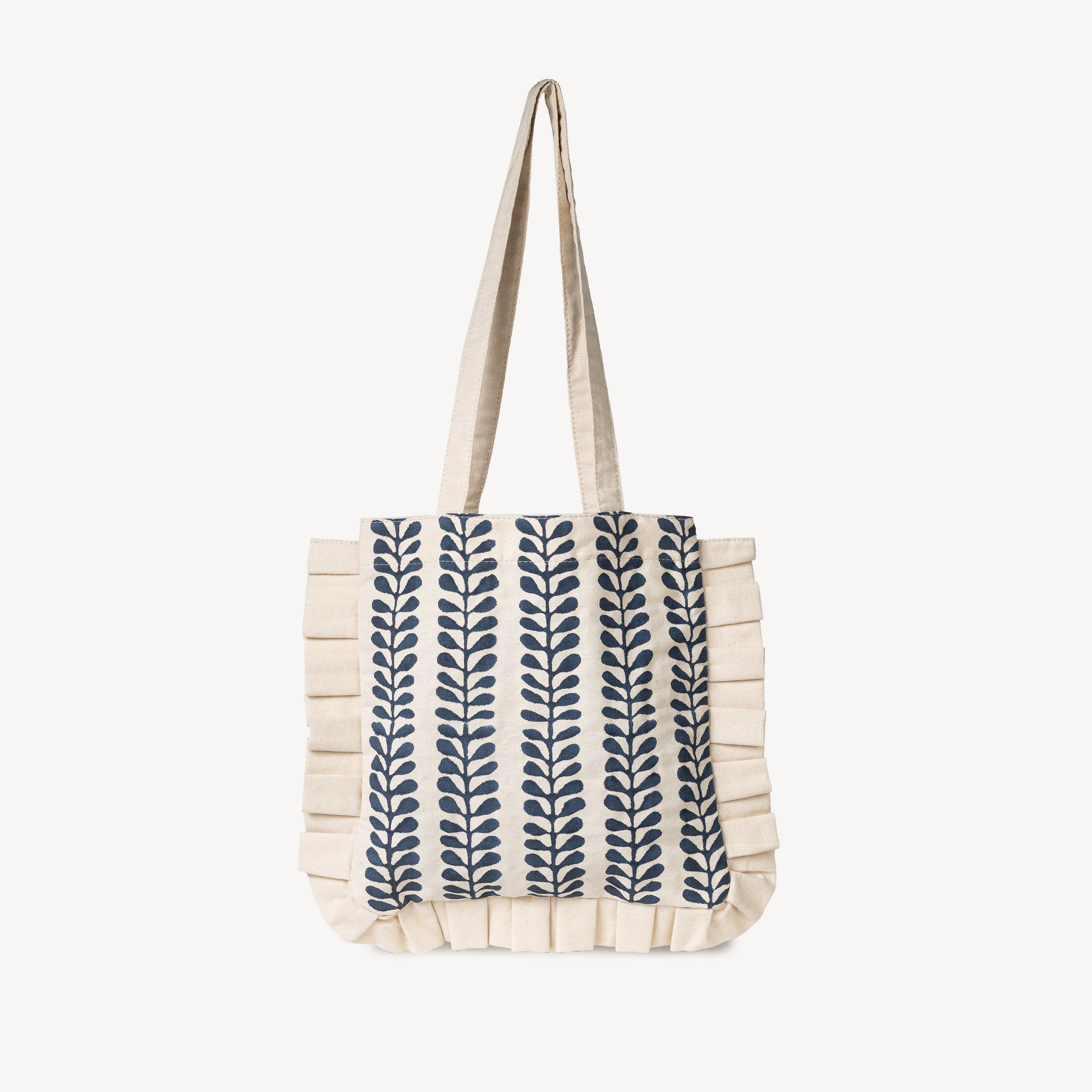 Block Printing Kit: Fern Ruffle Tote Set