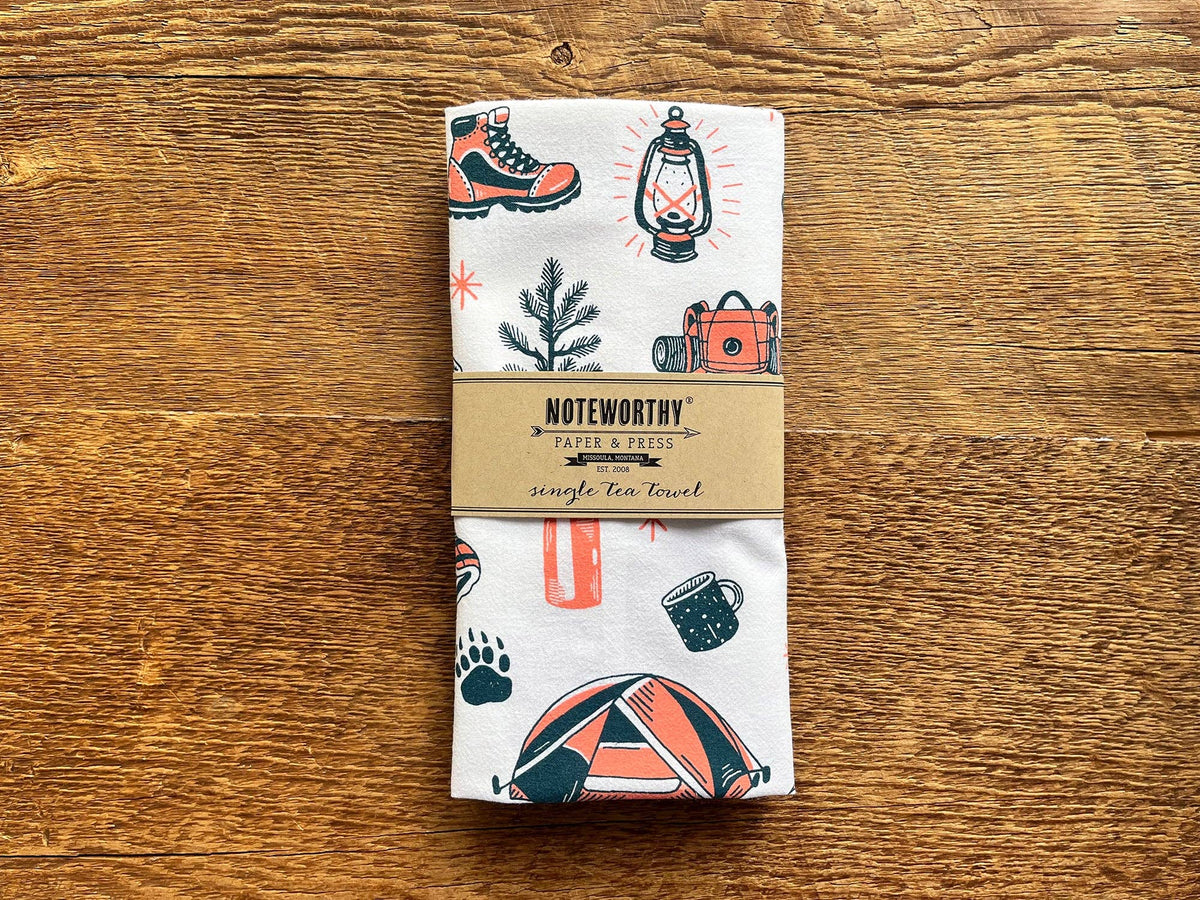 Seeking Adventure Tea Towel
