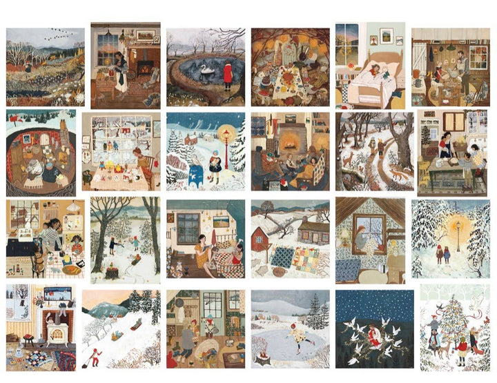 Loré Pemberton Puzzle Advent Calendar - Set of 24 Mini Puzzles