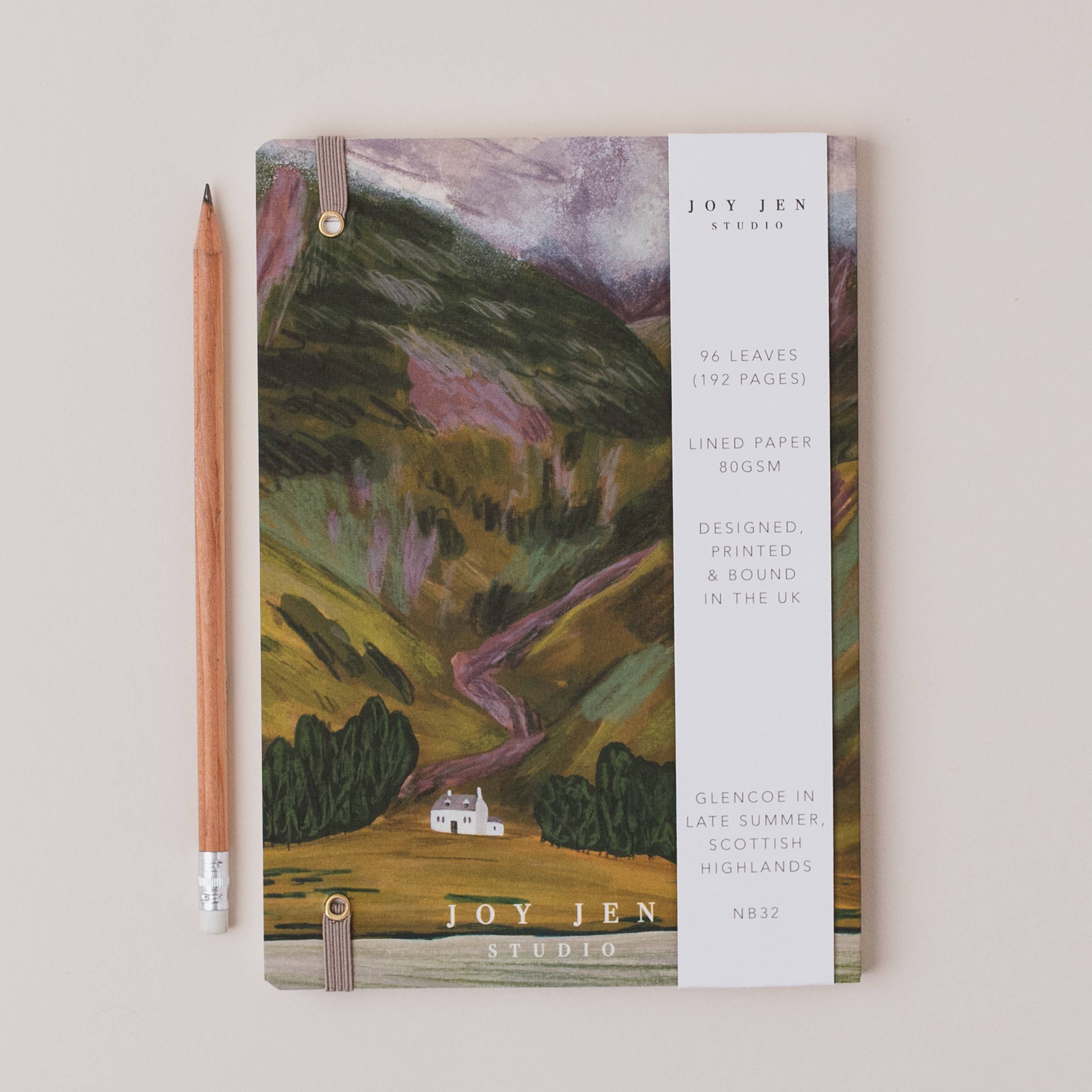 Scottish Highlands Lined Notebook