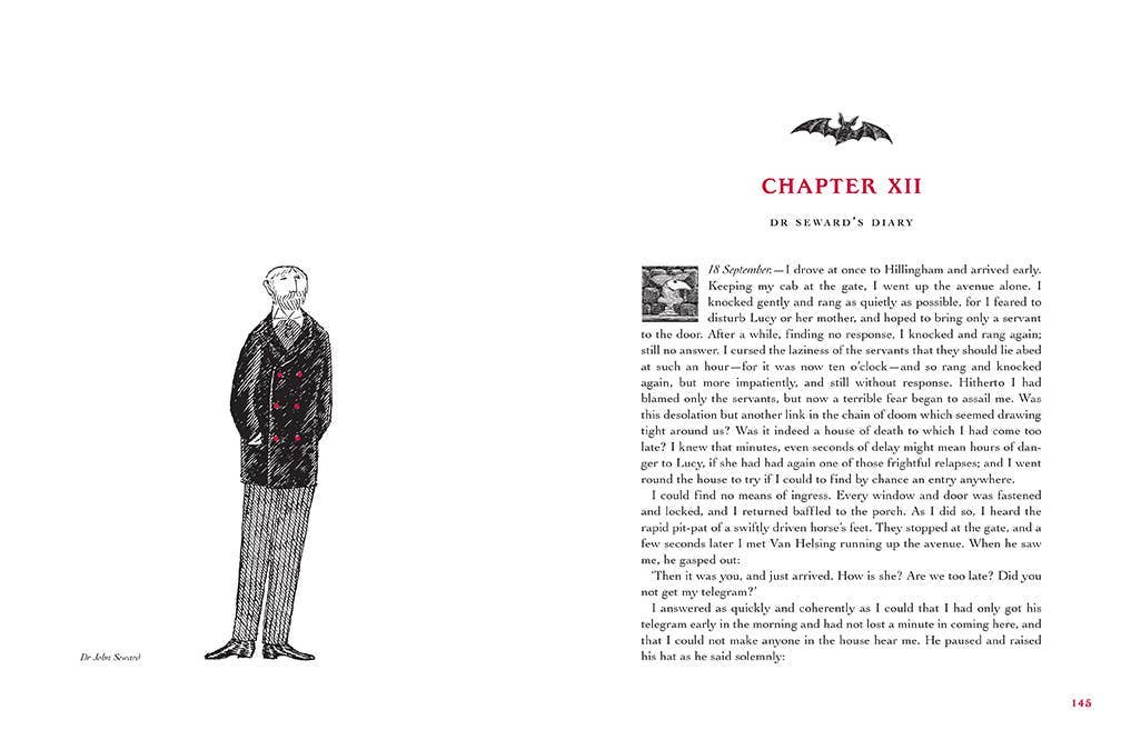 Dracula - Bat Painted Edges x Edward Gorey Cover Edition