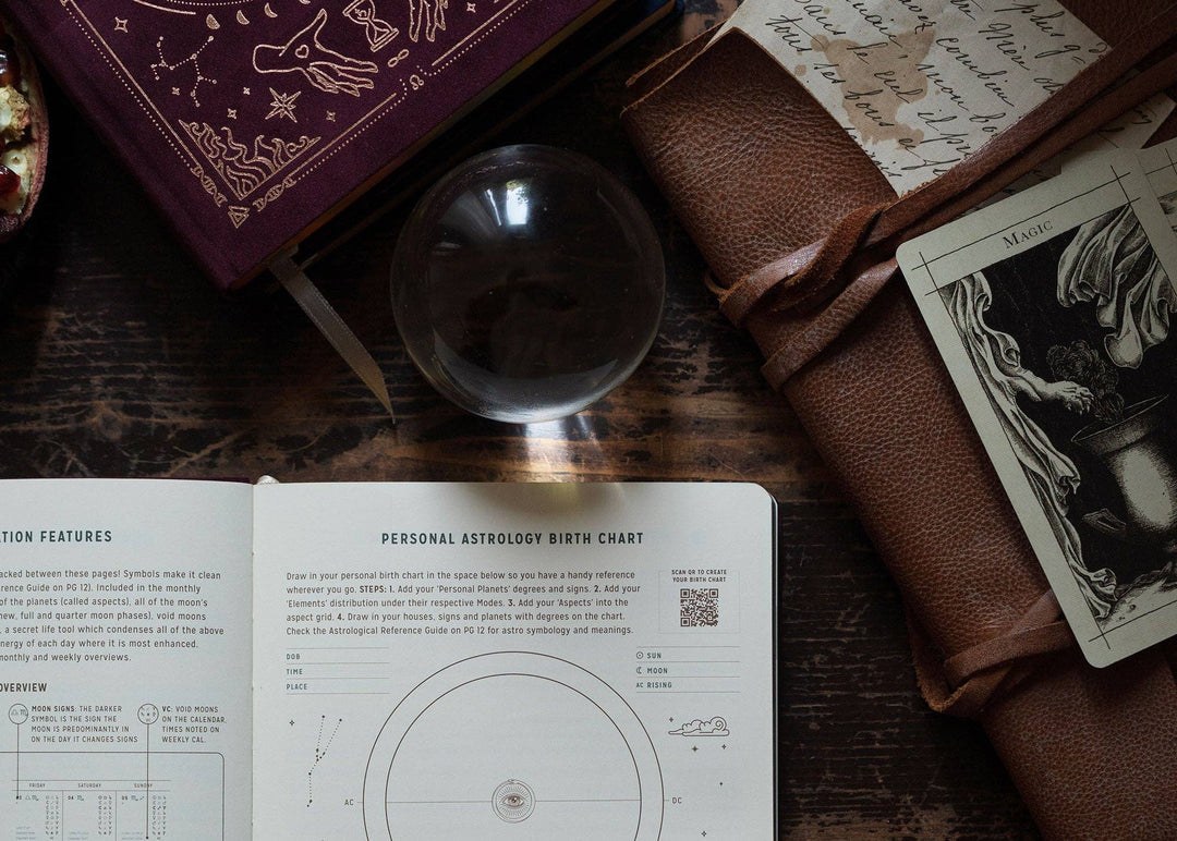 Magic of I - 2026 Astrological Almanac & Guidebook - Pomegranate Velvet