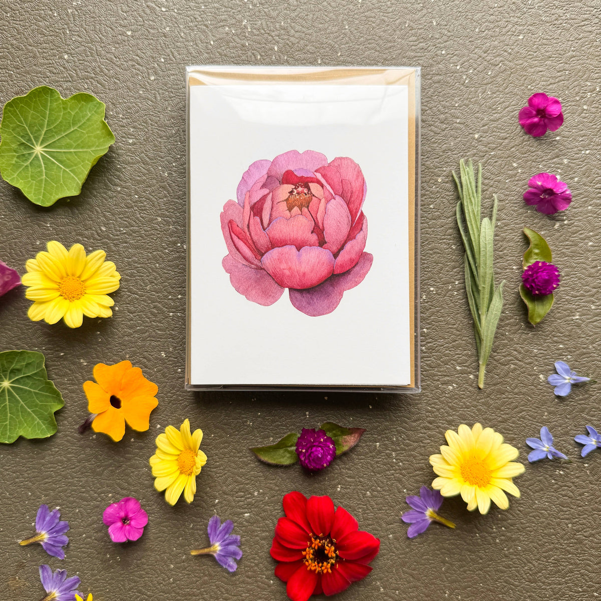 Blooming Flowers Small Card Set