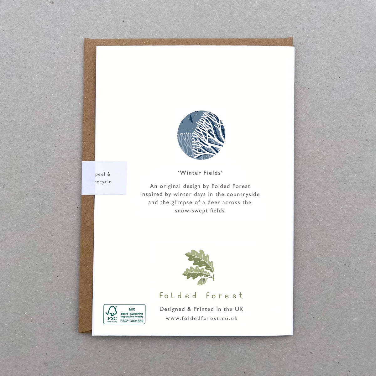 Leaping Deer Card