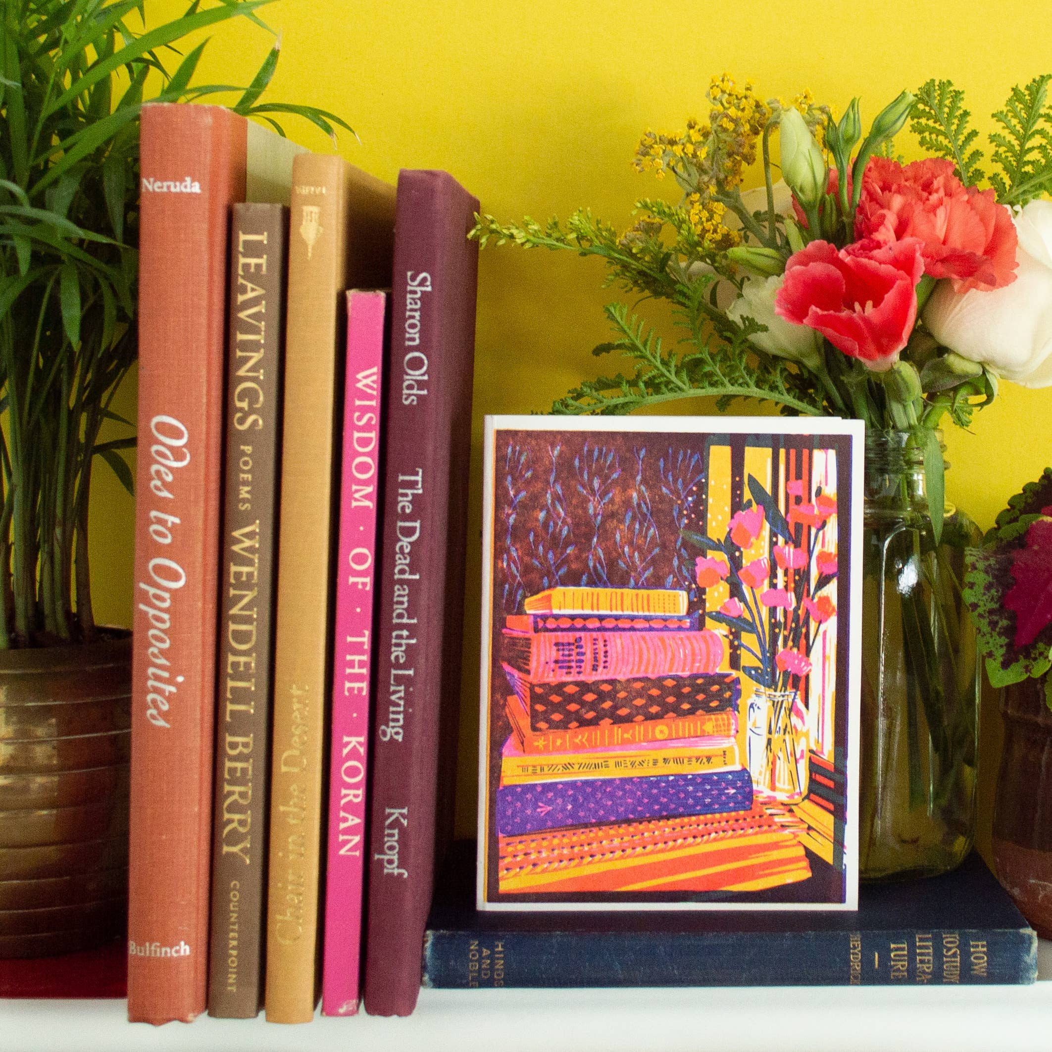 Still Life with Books Card