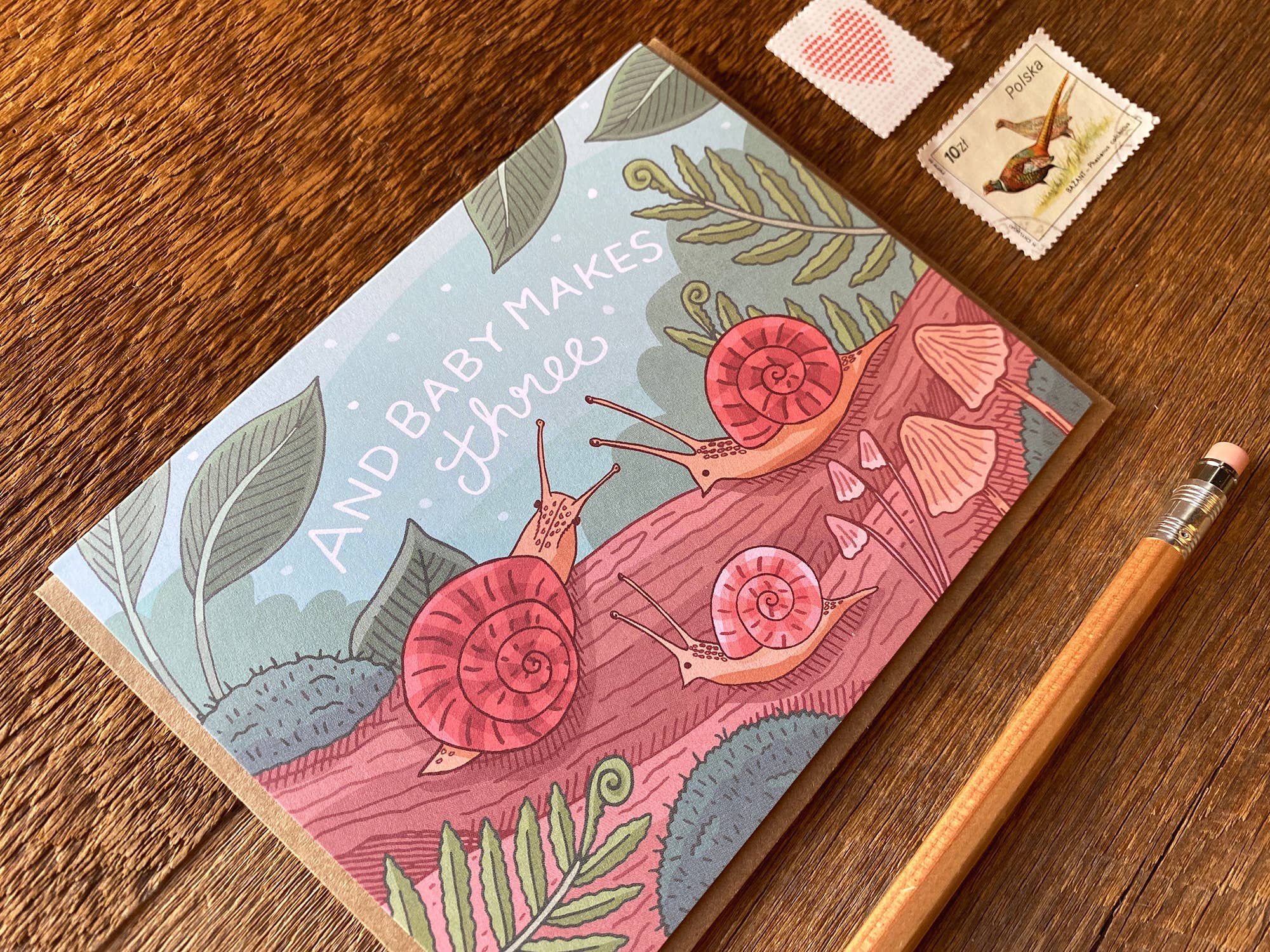 Baby Makes Three Card