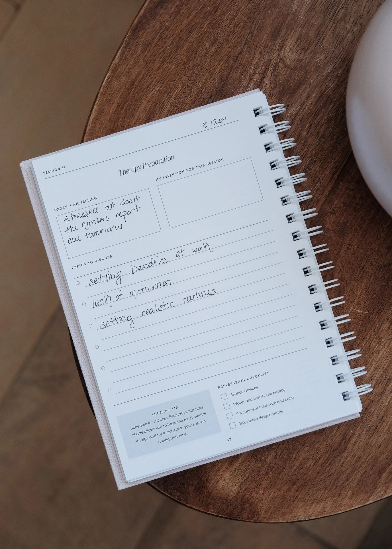 The Therapy Companion Guided Journal