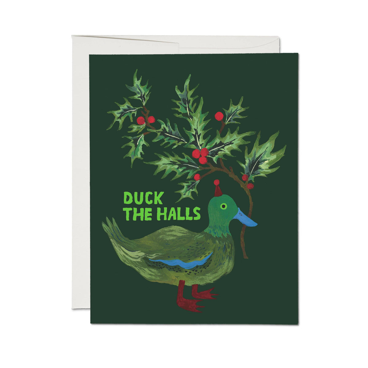 Duck the Halls Card