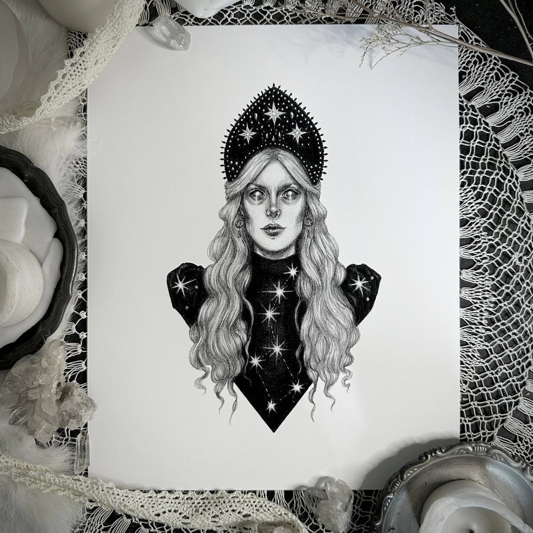 Zoyra - Slavic Goddess of the Dawn Print