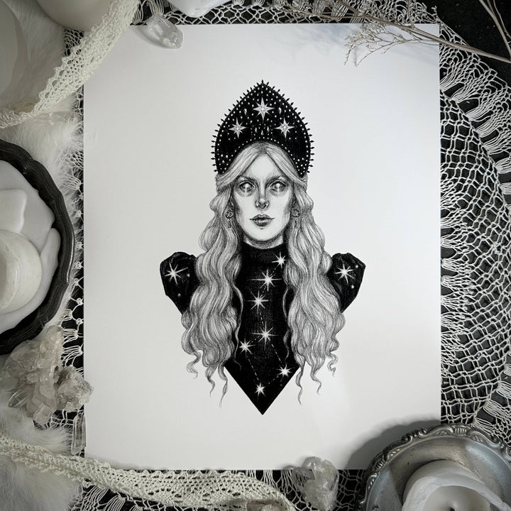 Zoyra - Slavic Goddess of the Dawn Print