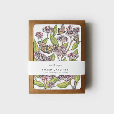 Monarch & Milkweed Card Box Set