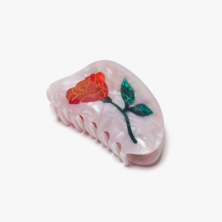 Red Rose Belle Hair Claw Clip