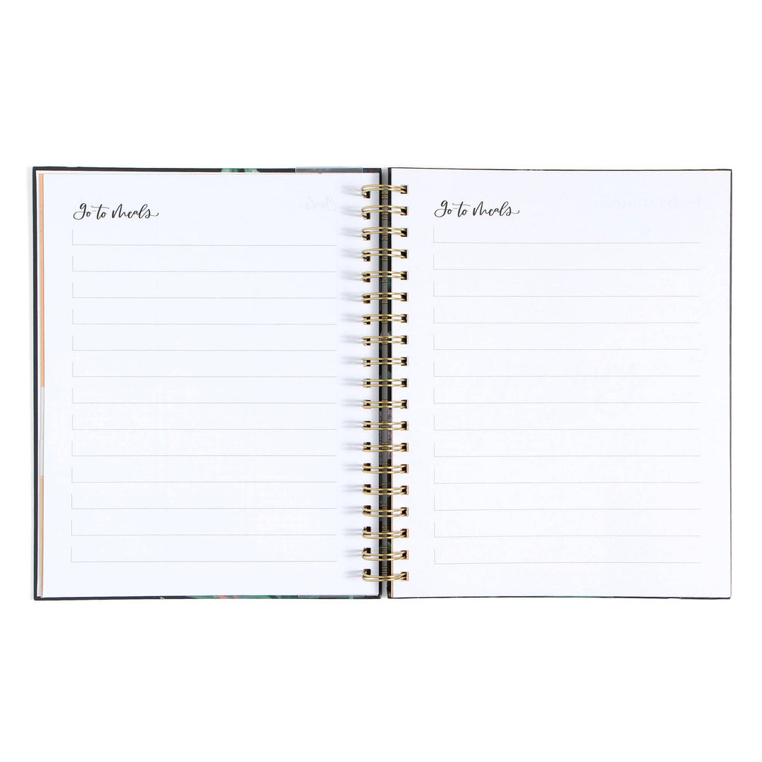 Dark Riverbend Floral Planner: 2026 Calendar Year