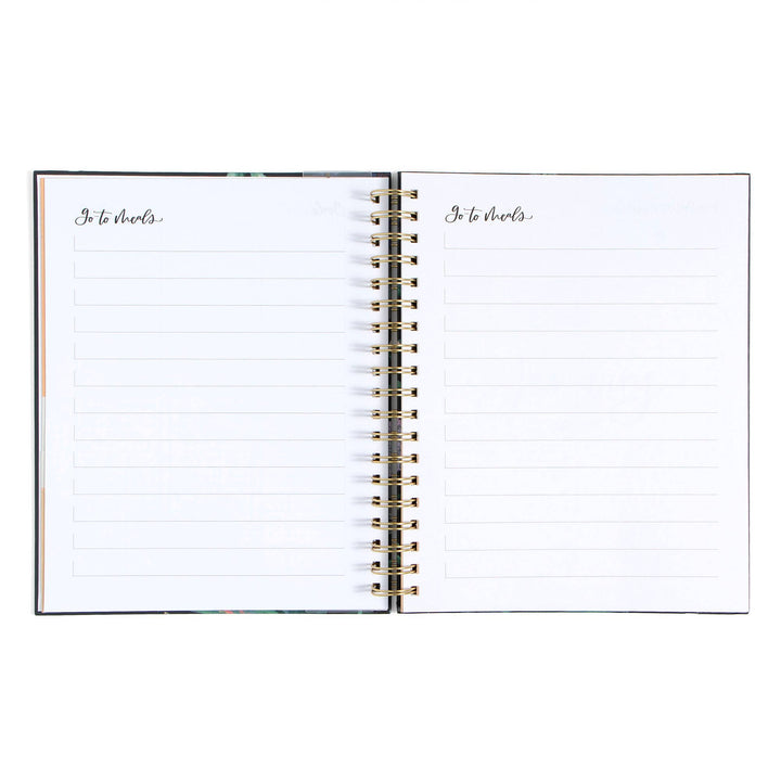 Dark Riverbend Floral Planner: 2026 Calendar Year