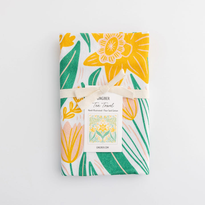 Gingiber Daffodil Tea Towel