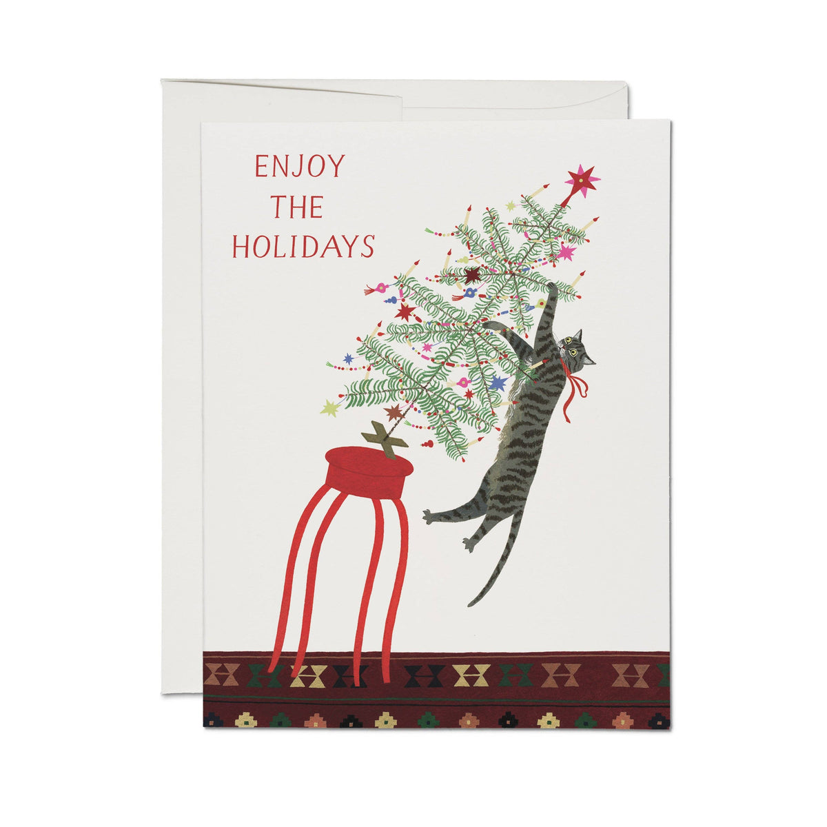 Enjoy the Holidays Cat-astrophe Card