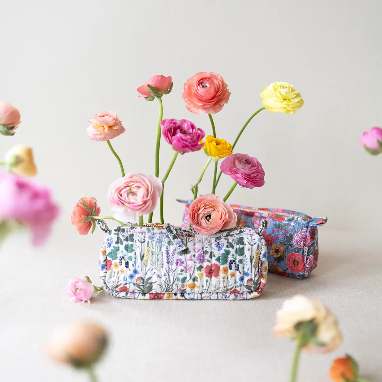 Botanist Cotton Quilted Pencil Pouch