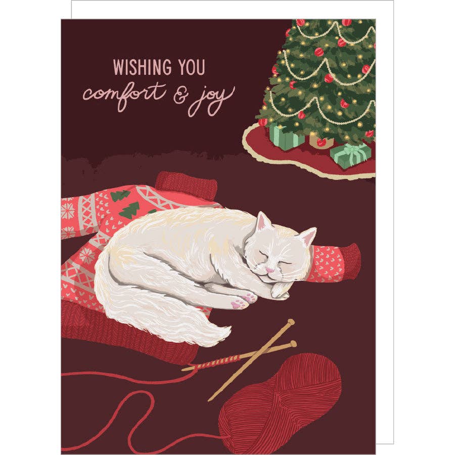 Comfort & Joy Cat Nap Card