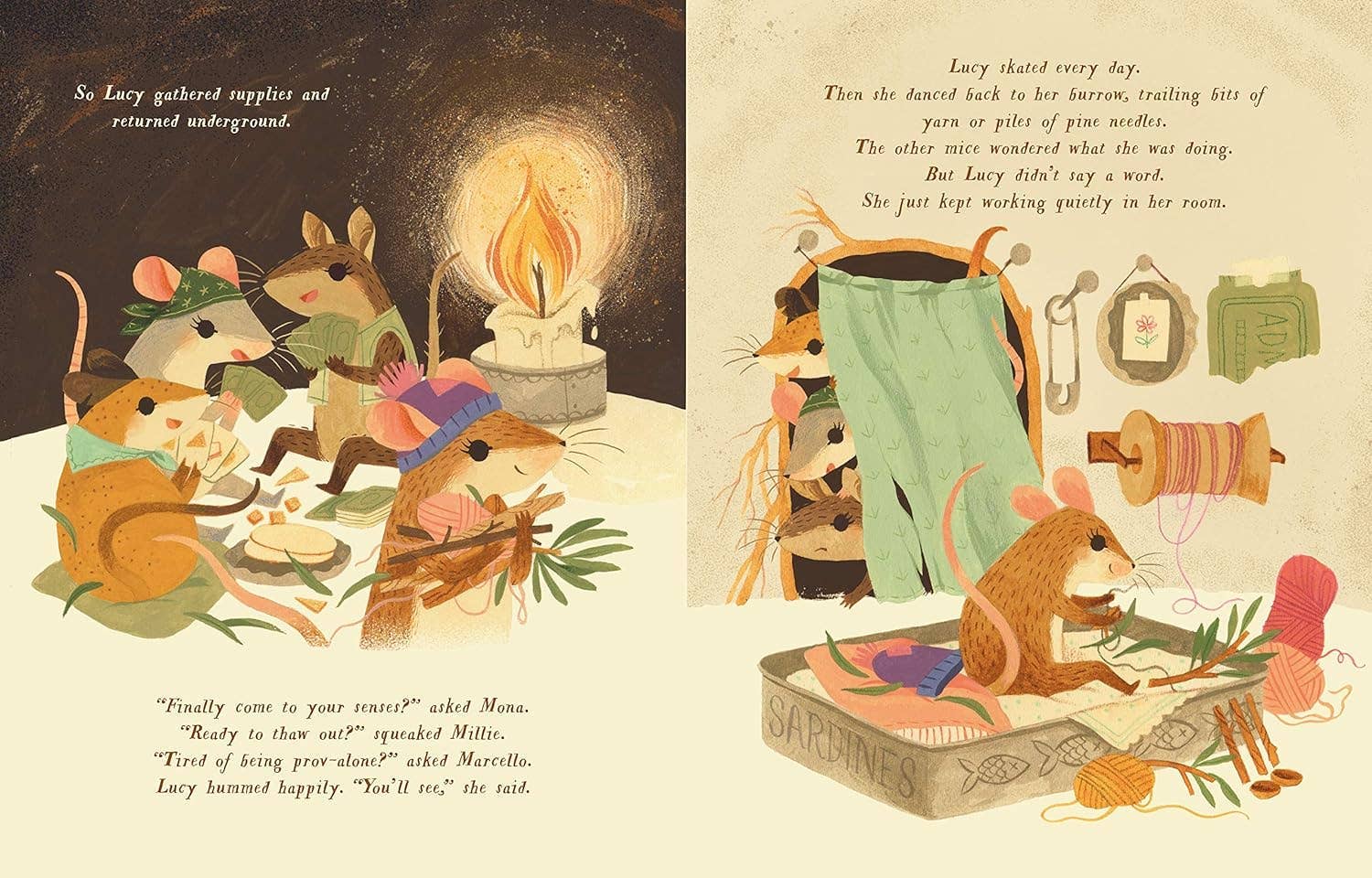 Mice Skating Book