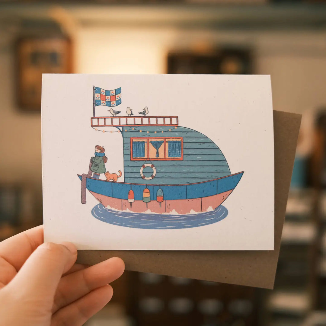 Happy Houseboat Card