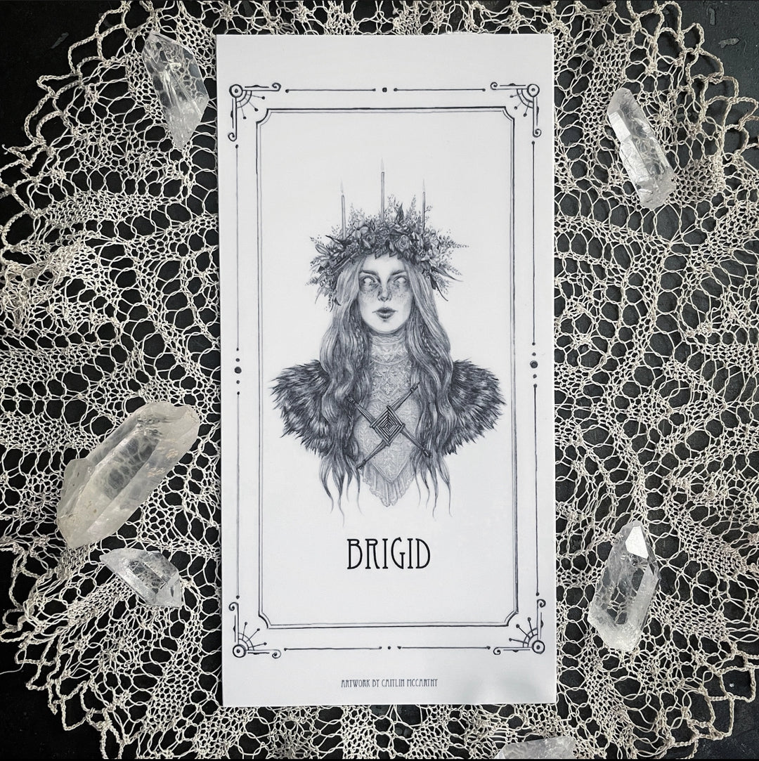 Brigid Devotional Candle Sticker