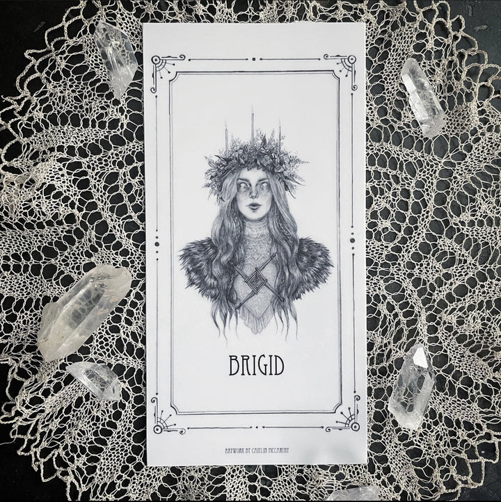 Brigid Devotional Candle Sticker