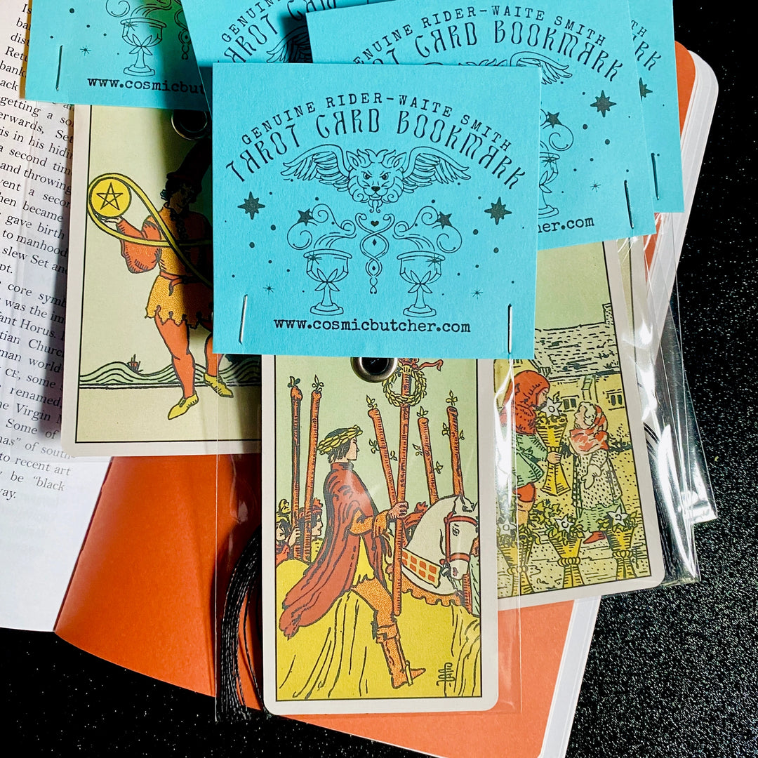 Mystery Bookmark - Real Tarot Card