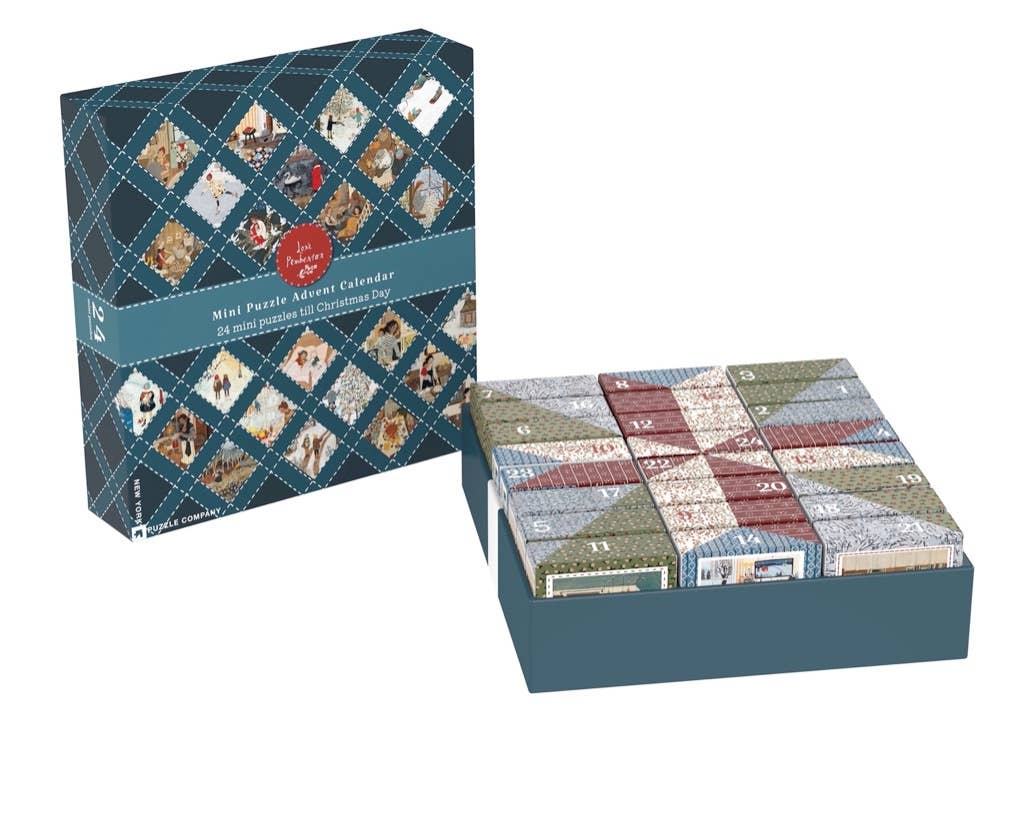 Loré Pemberton Advent Calendar - Set of 24 Mini Puzzles