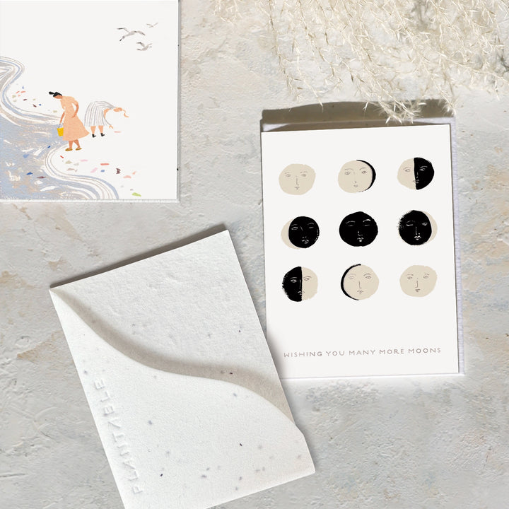 Many Moons Mini Birthday Card