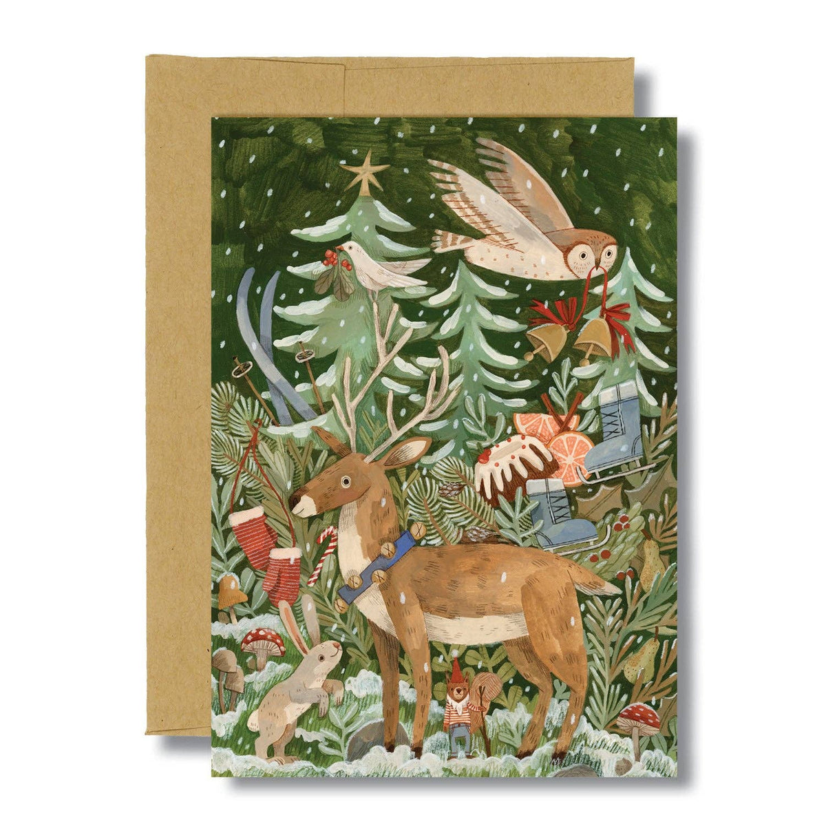 A Very Woodland Christmas Card (or Box Set)