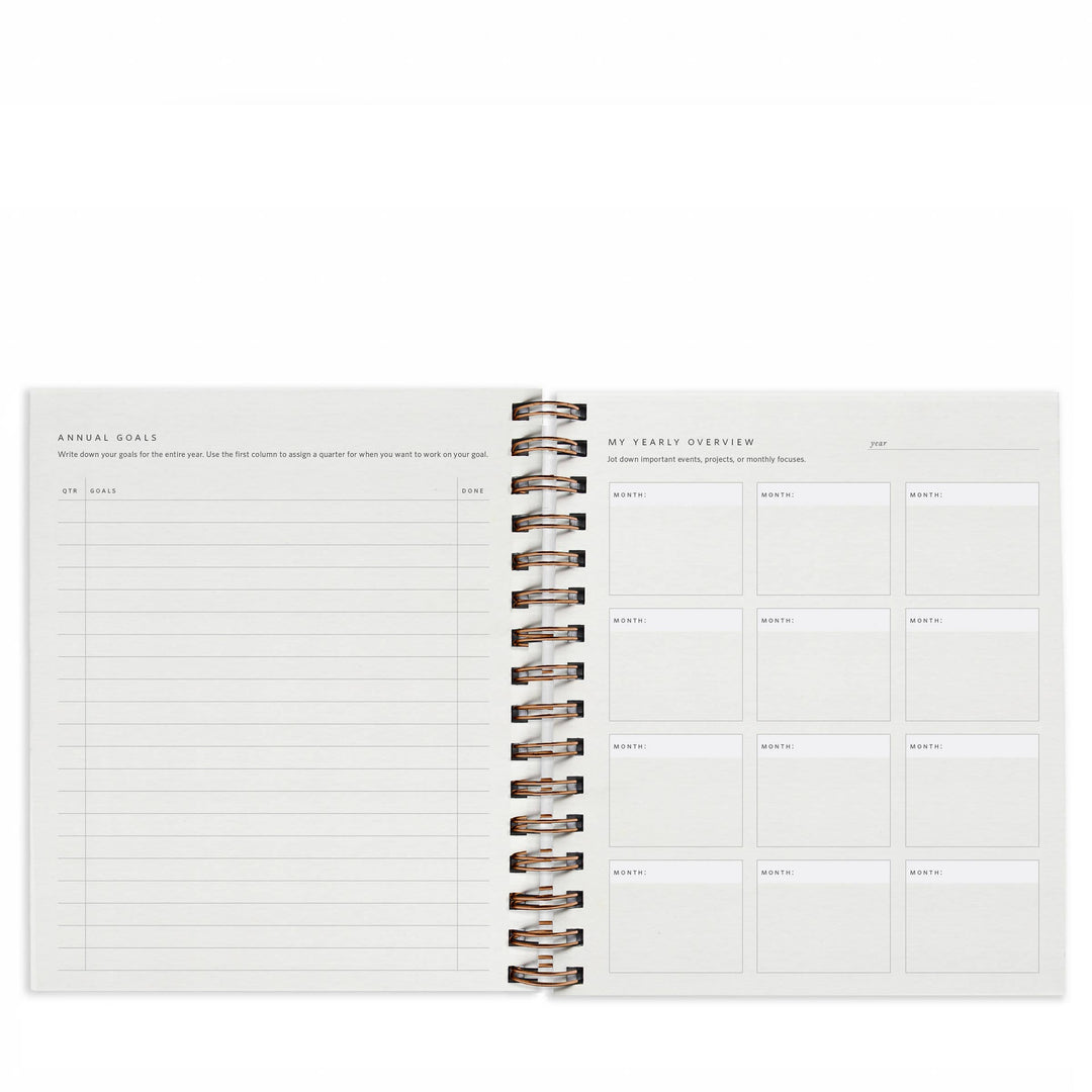 Quarterly Overview Undated Planner