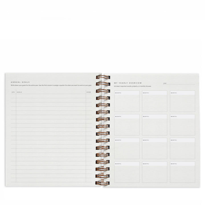 Quarterly Overview Undated Planner