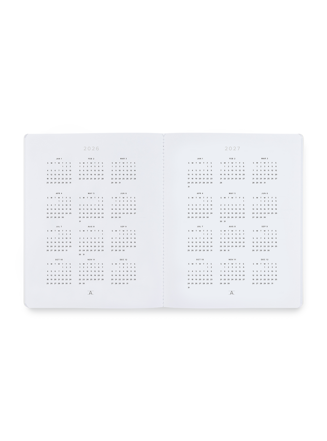 Appointed 2026 Monthly Planner