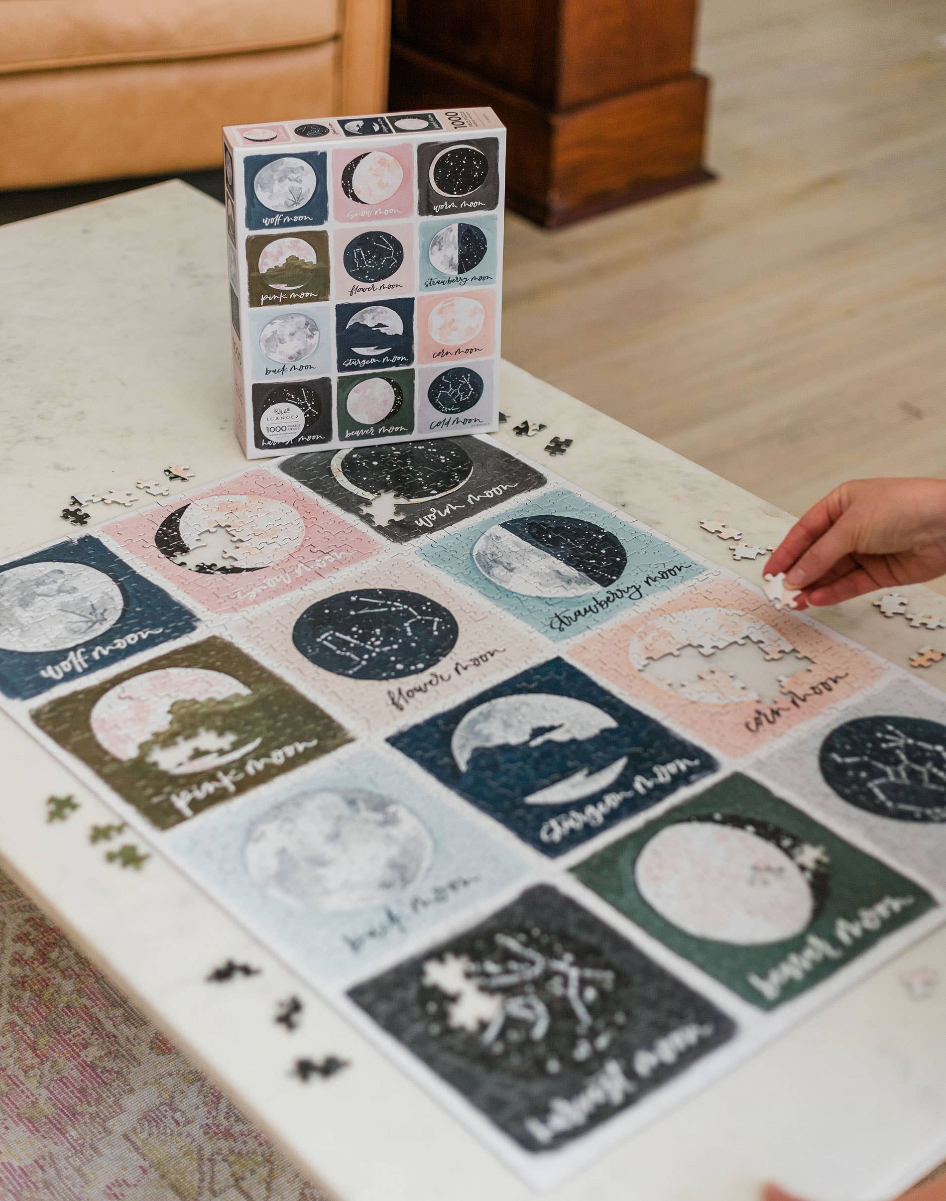 Painted Moons - 1000 Piece Puzzle