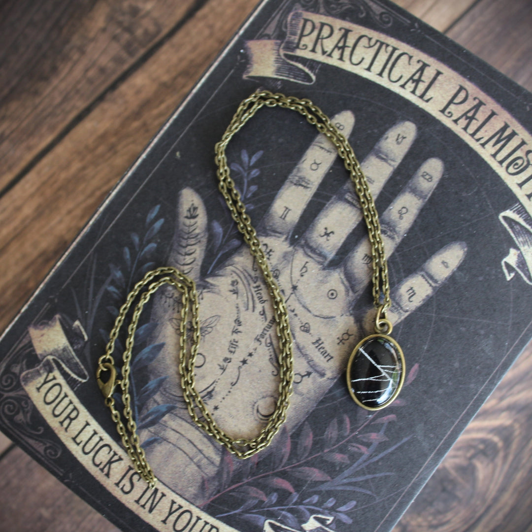 Mini Authentic Spider Web Necklace
