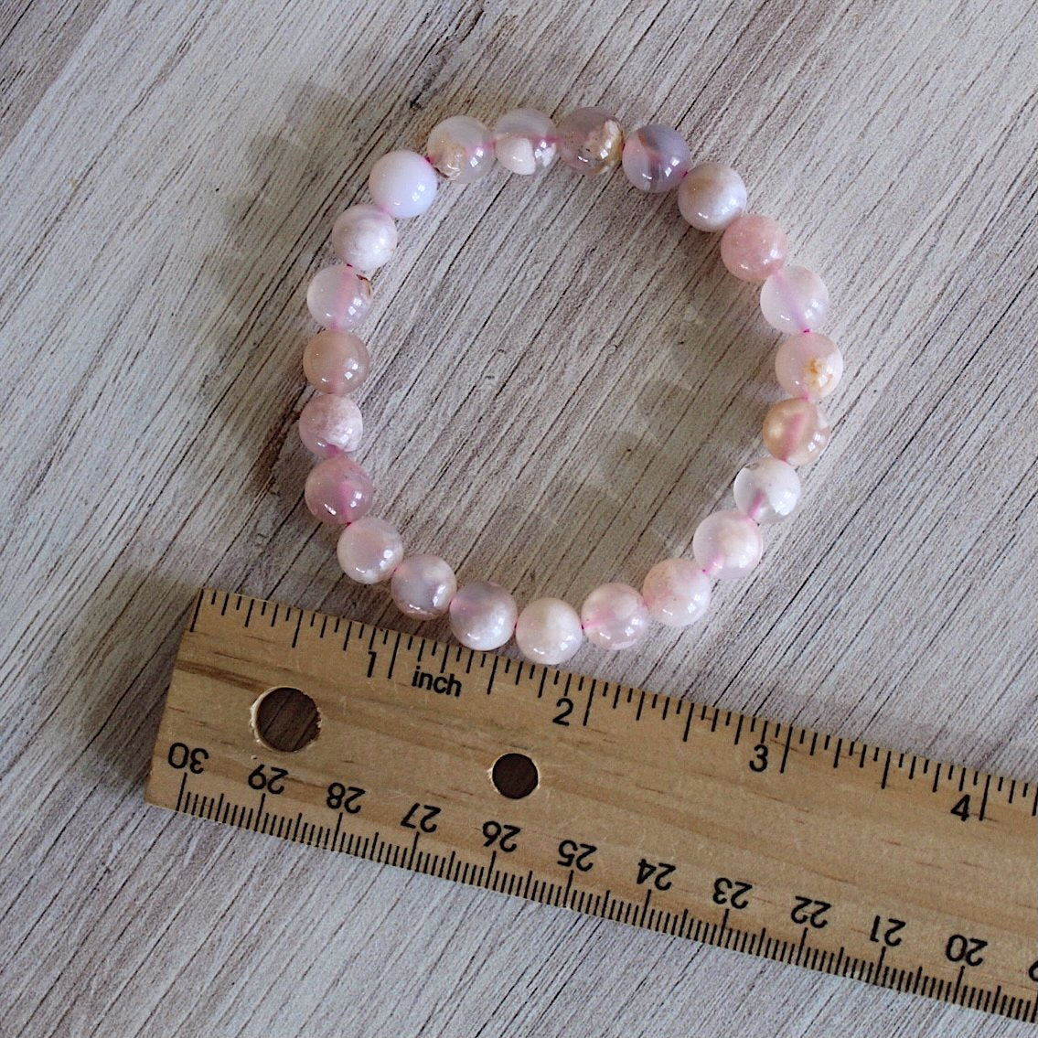 Flower Agate - Crystal Bracelet