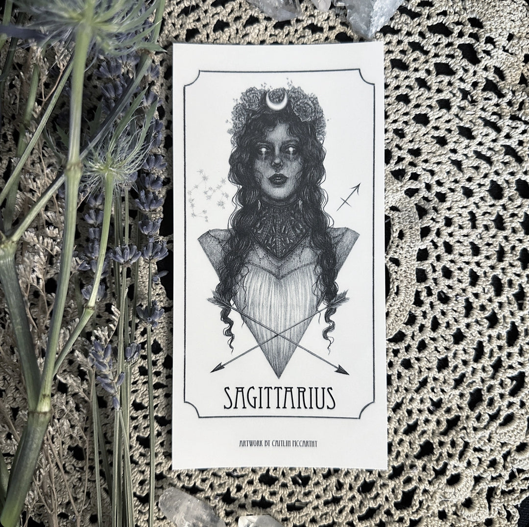 Sagittarius Devotional Candle Sticker