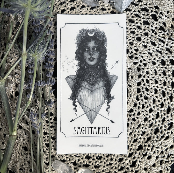 Sagittarius Devotional Candle Sticker