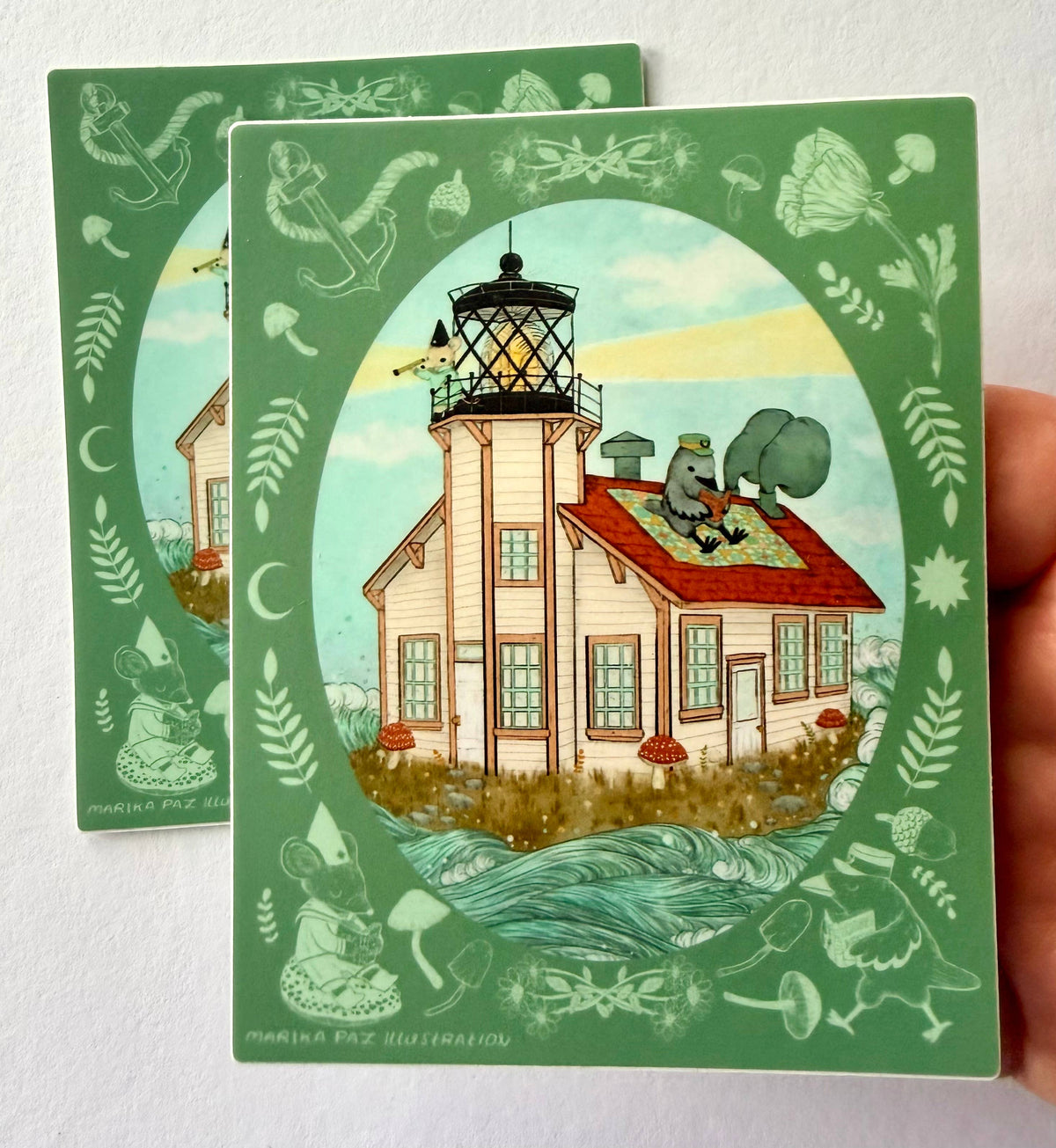 Raven's Lighthouse Sticker