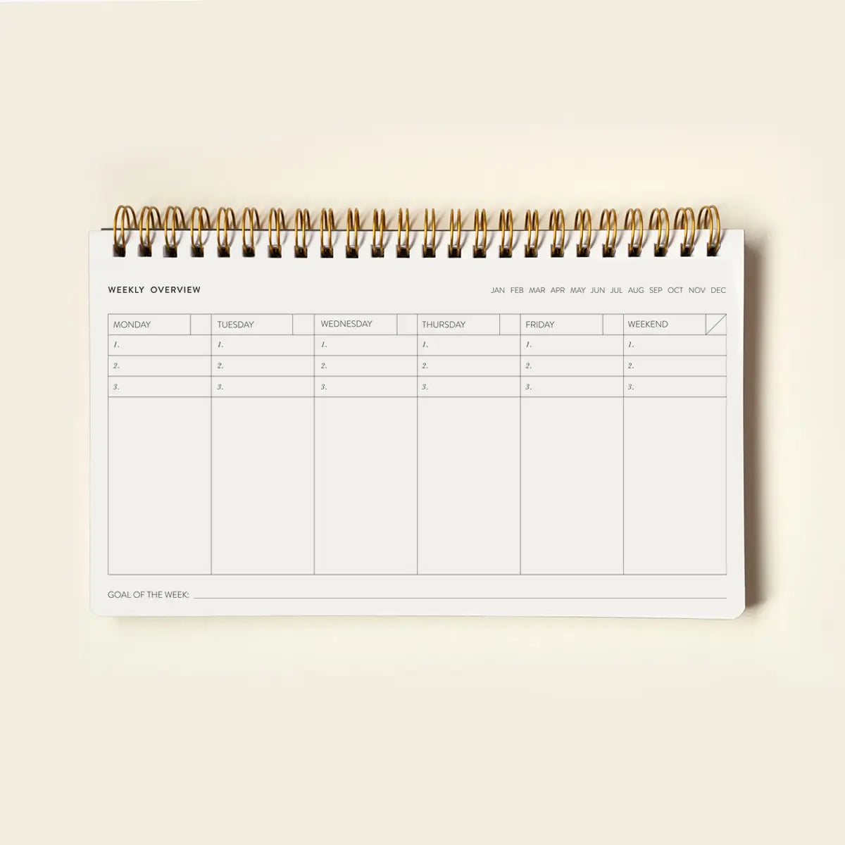 Wild Flowers Undated Weekly Planner