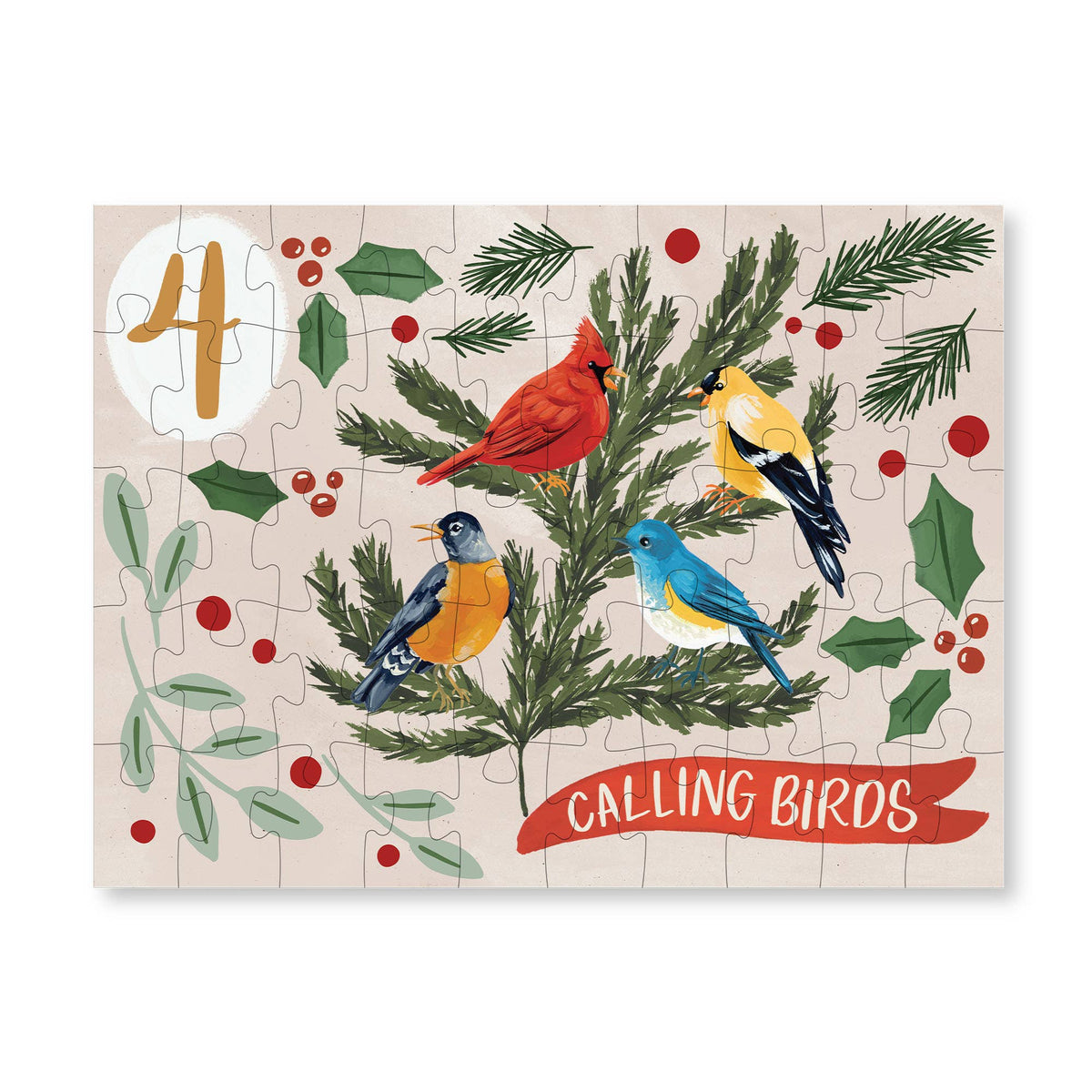 12 Days of Christmas Mini Puzzle Set of 12