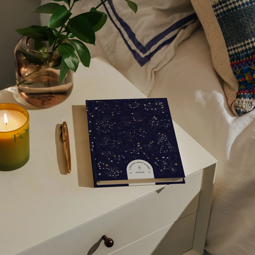 Papier Zodiac Foiled Guided Sleep Journal