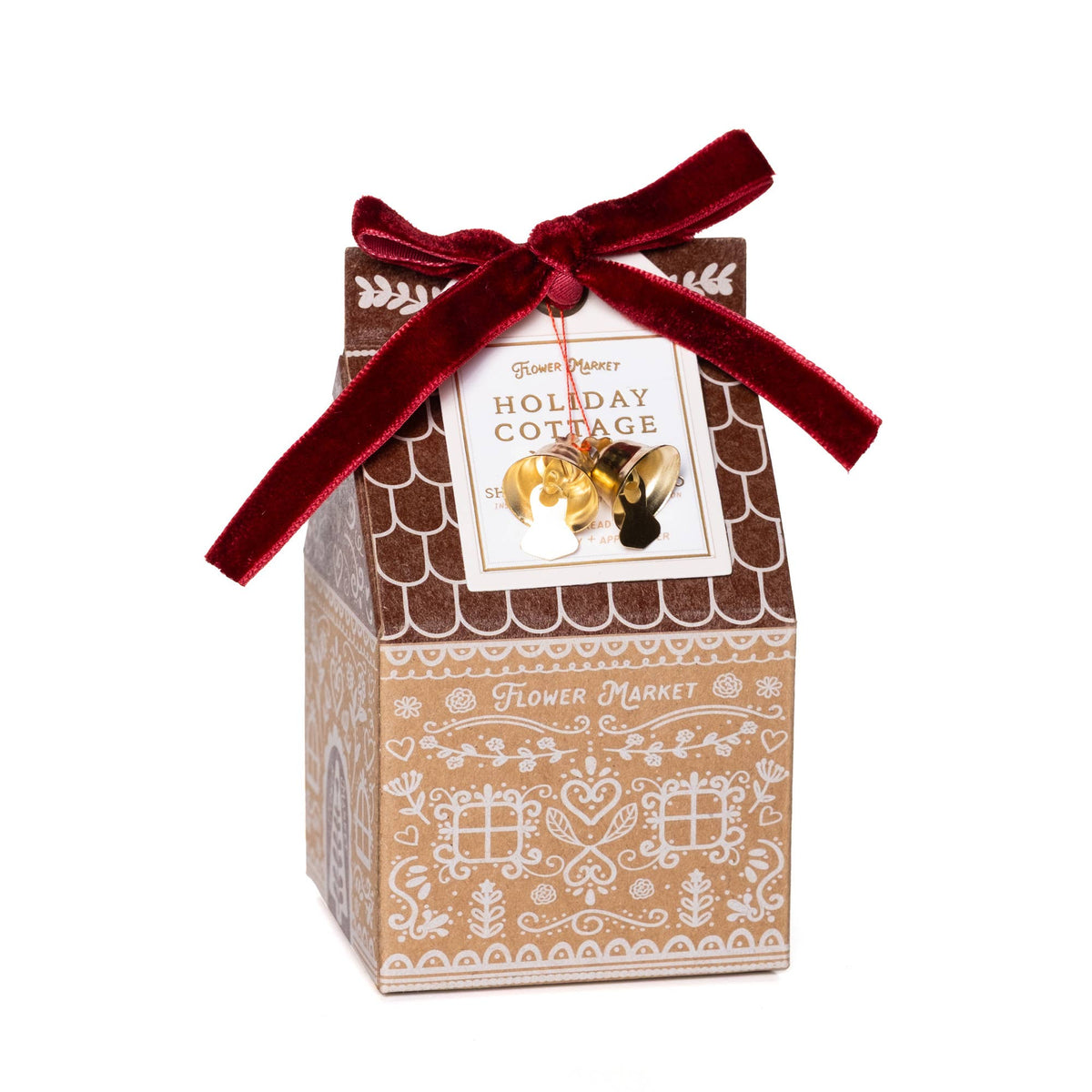 Holiday Gingerbread Cottage Shower Steamer Trio