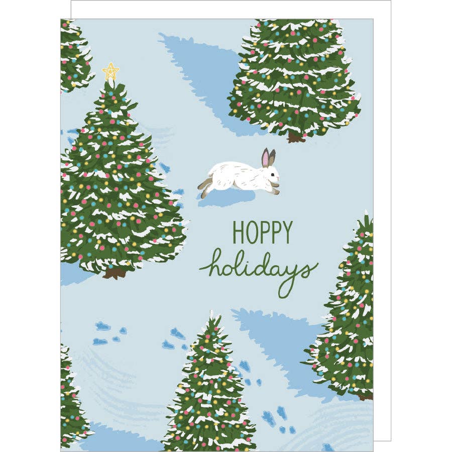 Hoppy Holidays Bunny Card