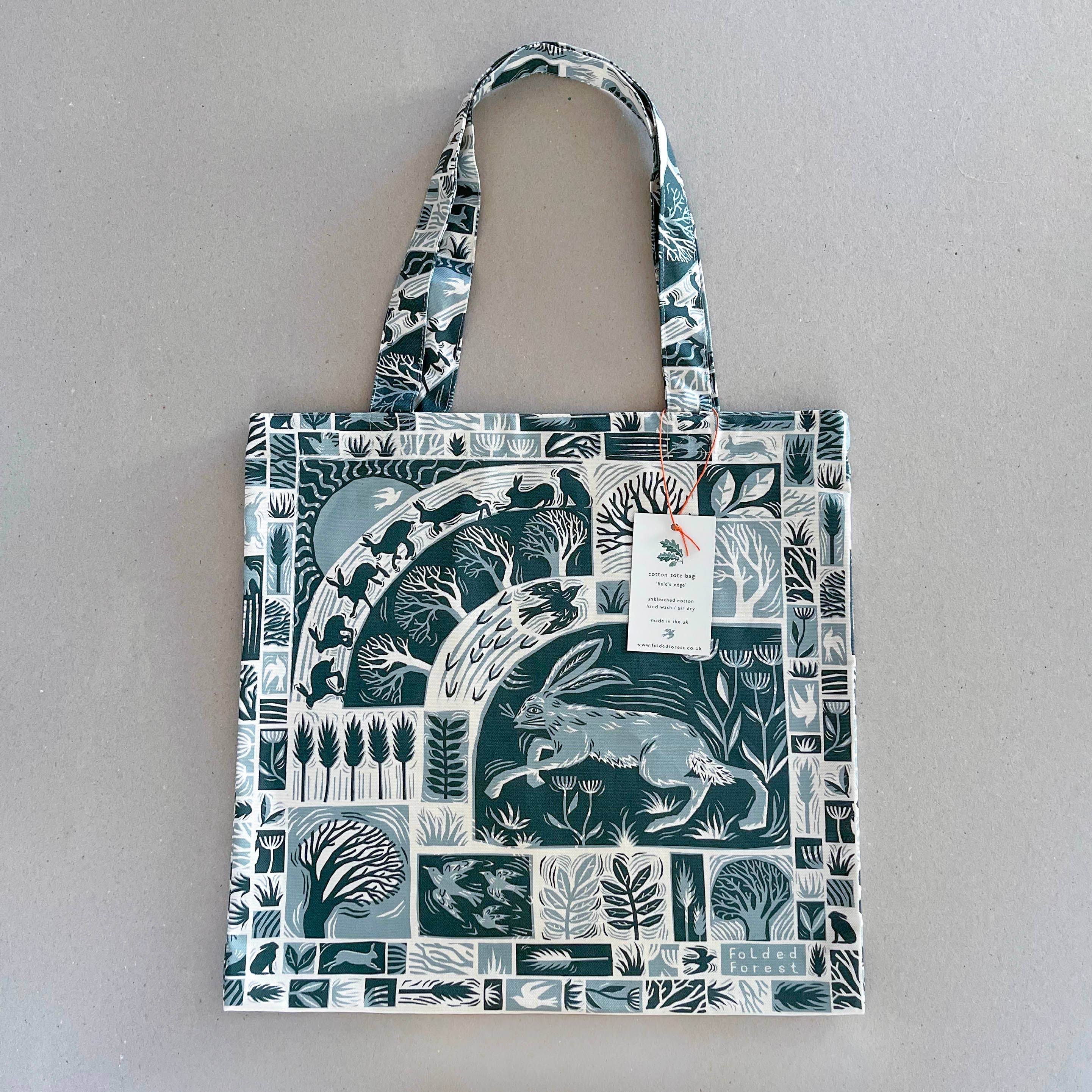 Folded Forest - Field's Edge Tote Bag