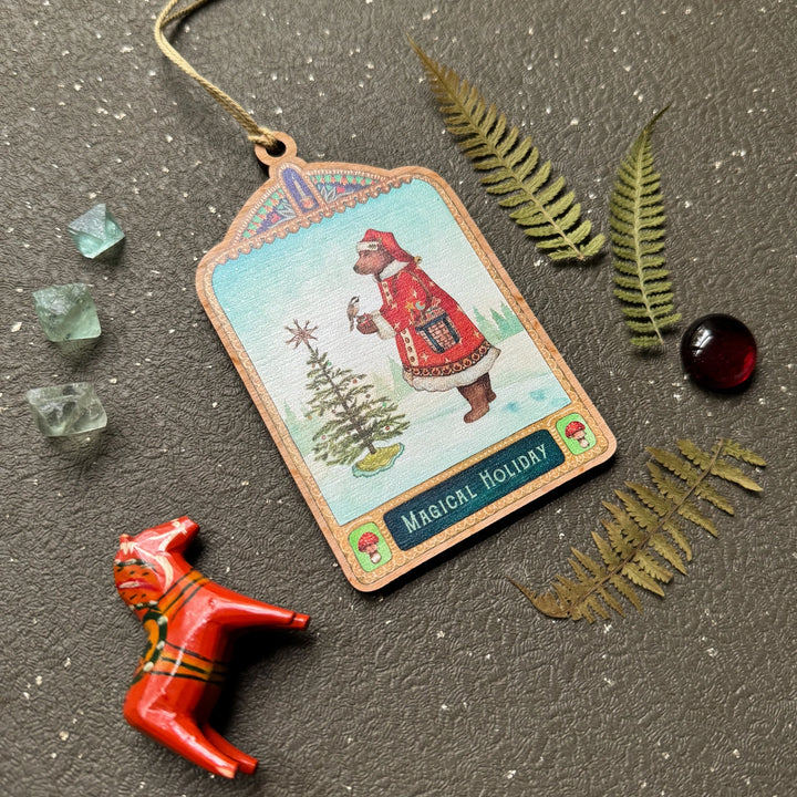 Magical Holiday Bear Ornament
