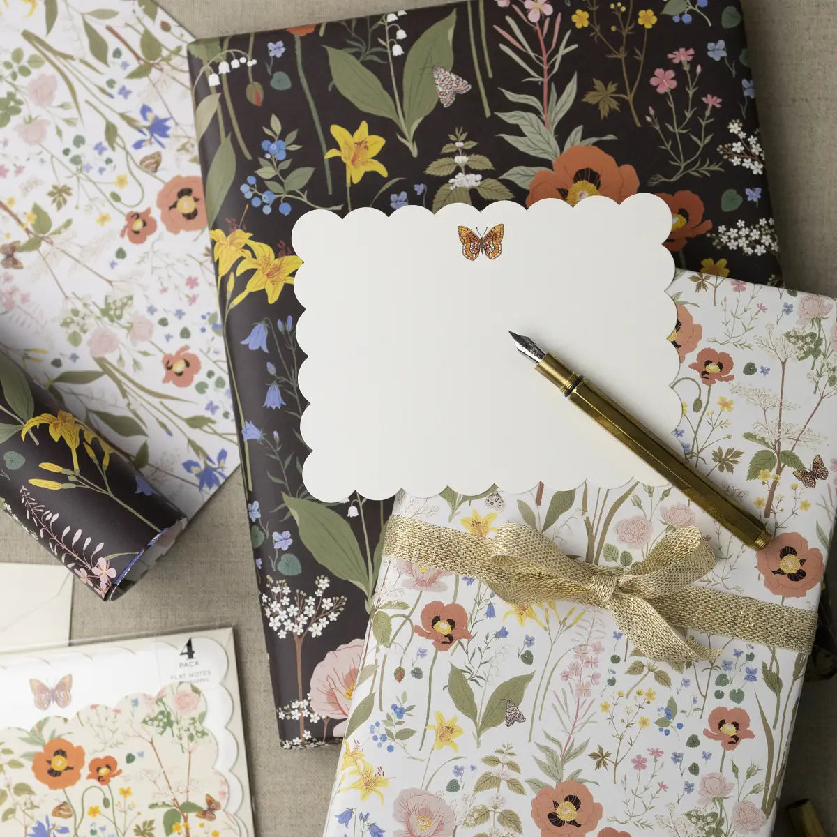 Wild Flowers Note Cards - Set of 4