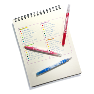 Square Stamp Double-Ended Markers - Set of 12